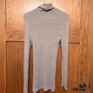 Valette Gray Turtleneck Sweater